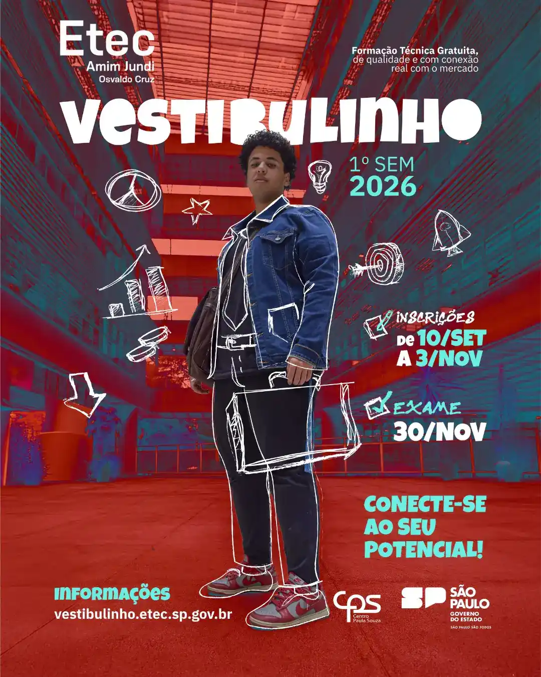 Capa da notícia Vestibulinho 1º semestre 2026