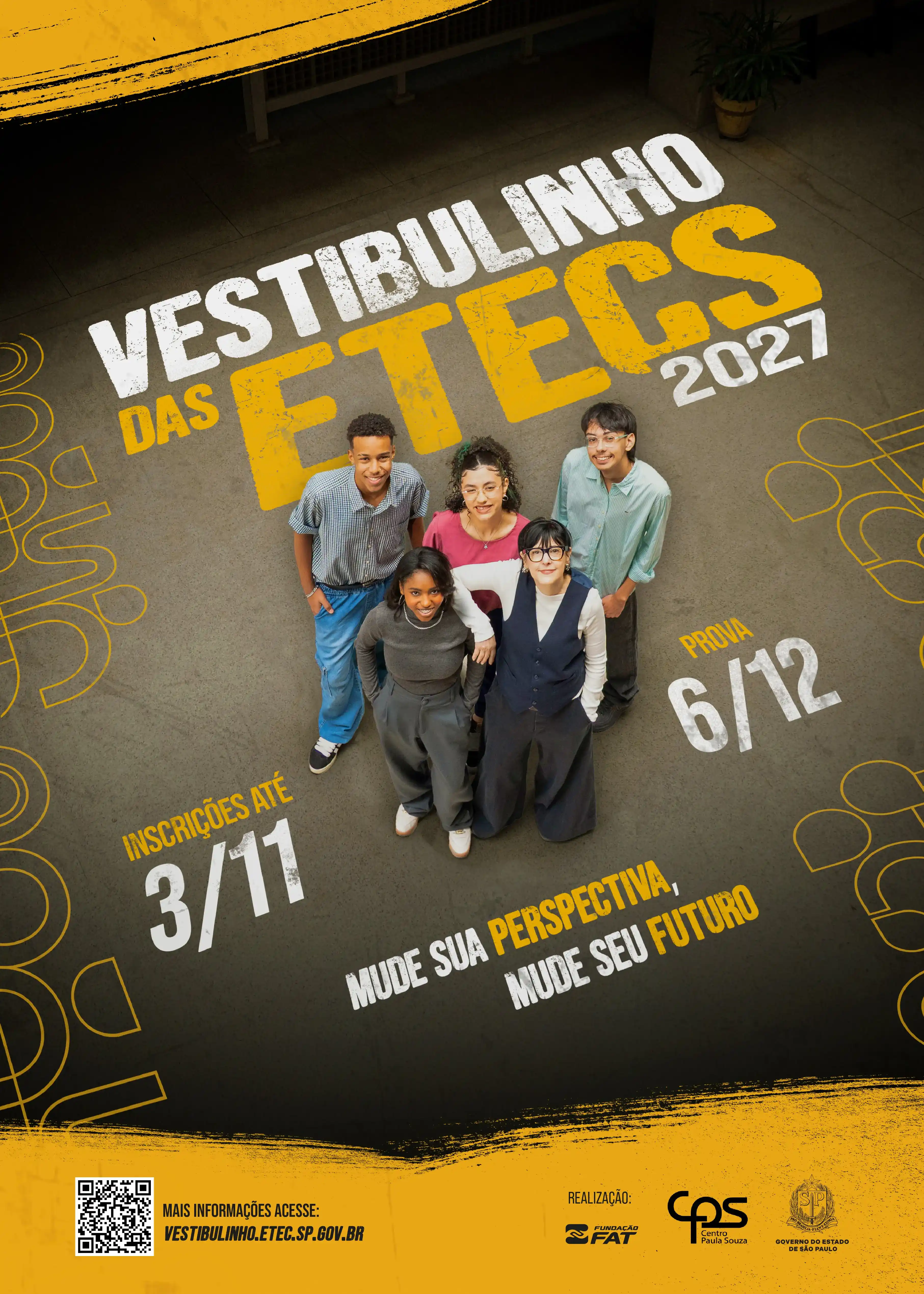Capa da notícia Vestibulinho 1º Semestre de 2027: inscrições abertas para cursos da Etec Amim Jundi