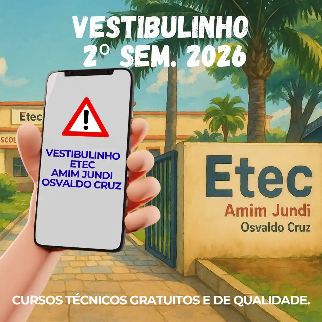 Imagem do popup - Vestibulinho 2º semestre 2026
